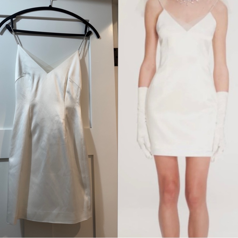 Nana Jacqueline White Mini Dress